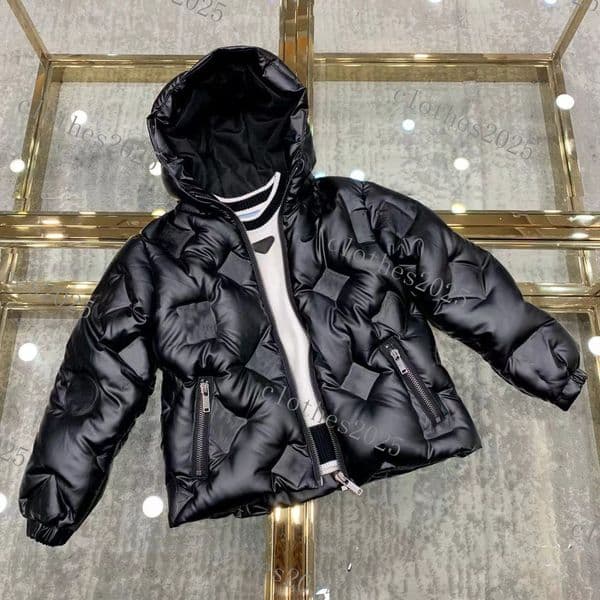 Winter Luxury Designer Coat Down Jacket Parka Kids Vest Fashion baby boy girl Stylish Thicken Outdoor Waistcoats Parkas Cold Protection black down Outwear Clothing