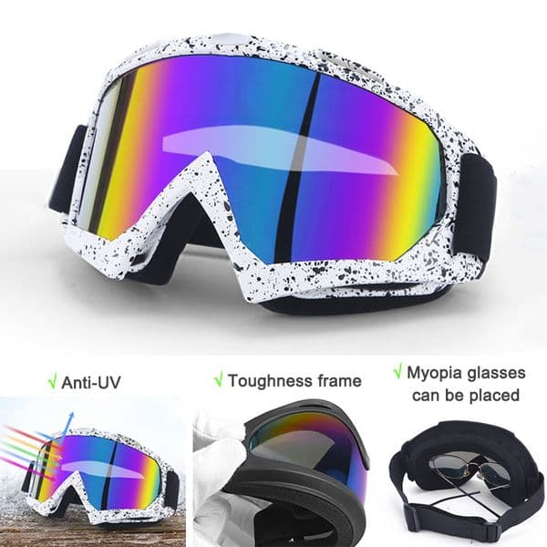 Outdoor Eyewear Ski Snowboard Goggles Anti Fog Skiing Winter Sport Cycling Motorcycle Windproof UV Protection Sunes 230925 C251015