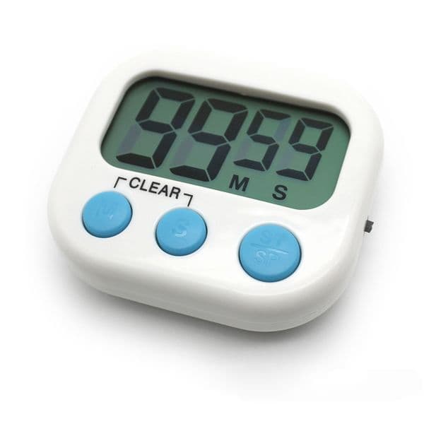Digital Kitchen Timer Multi-Function Timer Count Down Up Electronic Egg Timer Kitchen Baking LED Display Timing Reminder 7 Colors