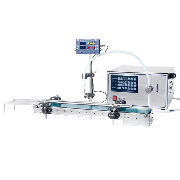 ZONESUN ZS-MPYT600A Automatic Liquid Filling Machine Magnetic Pump Production Line Bottle Vial Tube Filler for Perfume Essential Oil Juice Packaging