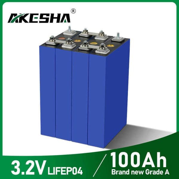 3.2V Lifepo4 Battery 12V 100AH High Capacity Lithium Ion Batteries 12V 24V 48V For RV Forklift Golf Cart EU US Fast Delivery