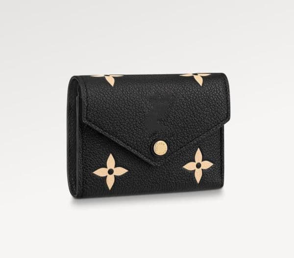 Luxury Women's M80968 VICTORINE Wallet Short Leather Embossed Card Bag