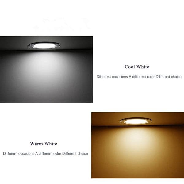 LED Downlight 5W 9W 12W 15W 7W Recessed Round Ceiling Lamp AC 220V-240V Indoor Lighting Warm White Cold White