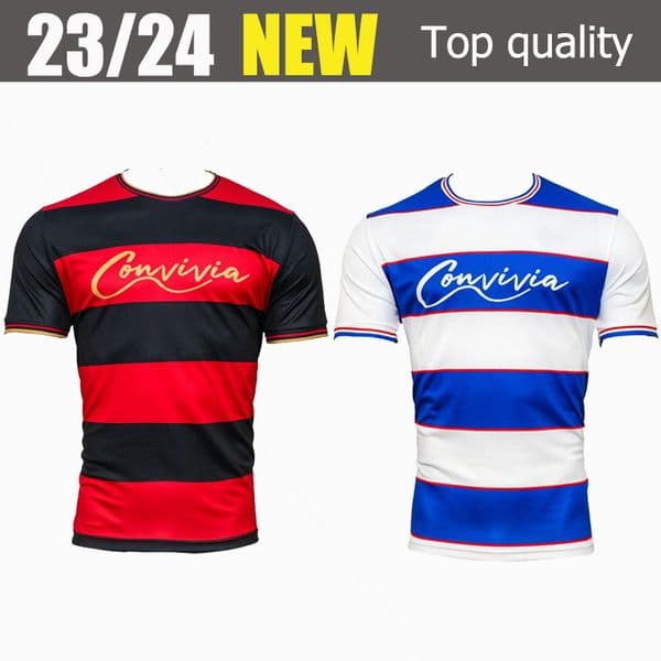 23 24 Queens Park Soccer Jerseys Home Away 2023 2024 Bobby Zamora Football Shirts L.dykes T.roberts C.willock A.adomah
