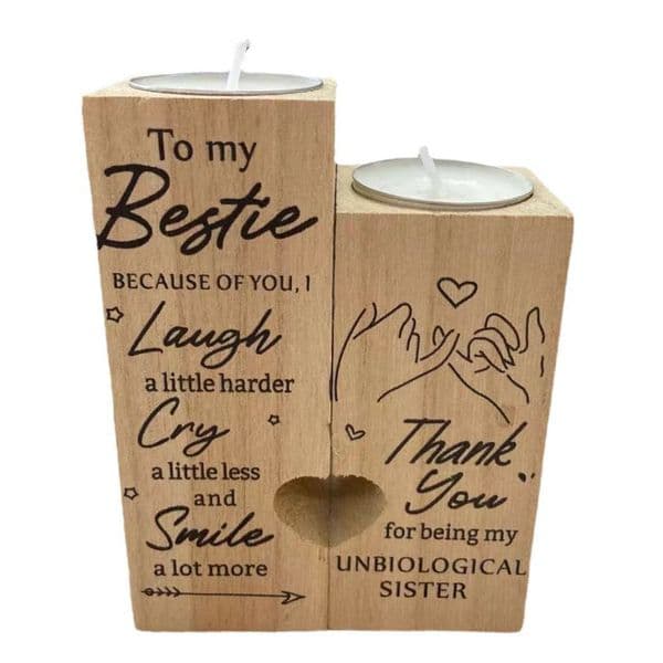 Wood Candle Holders for Home Decor and wedding decorations