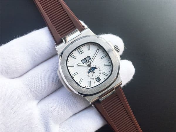 Brand New Men Aquanaut nautilussity 5726 Series wristwatches Men's Automatic Mechanical watches women Luxury Watch Brown Dial Rose Gold Stainless Steel Strap #9278