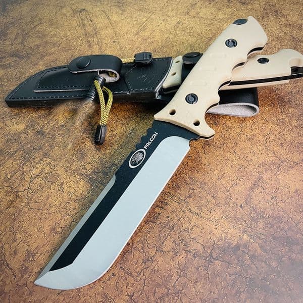 Special Offer S7206 Outdoor Survival Knife DC53 Satin Straight Point Full Tang Micarta Handle Fixed Blade Knives with Kydex