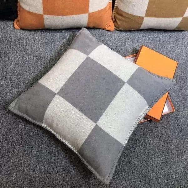 Cashmere wool Pillows Decorative Throw Pillow Fashion Vintage Fleece Pillowcase Cover Case Covers Wool Pillowcases Sofa Home 45x45CM