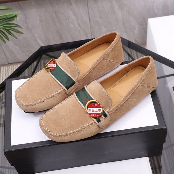 Luxurious Designer Men Dress Shoes Genuine Leather Black brown Moccasins Business Handmade Shoe G Formal Party Office Wedding Men Loafers Shoes size 6.5-12