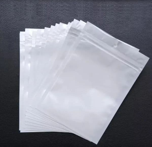 wholesale Clear white pearl Plastic Poly OPP packing Bags zipper Zip Retail Packages Jewelry food PVC plastic bag many size available LL