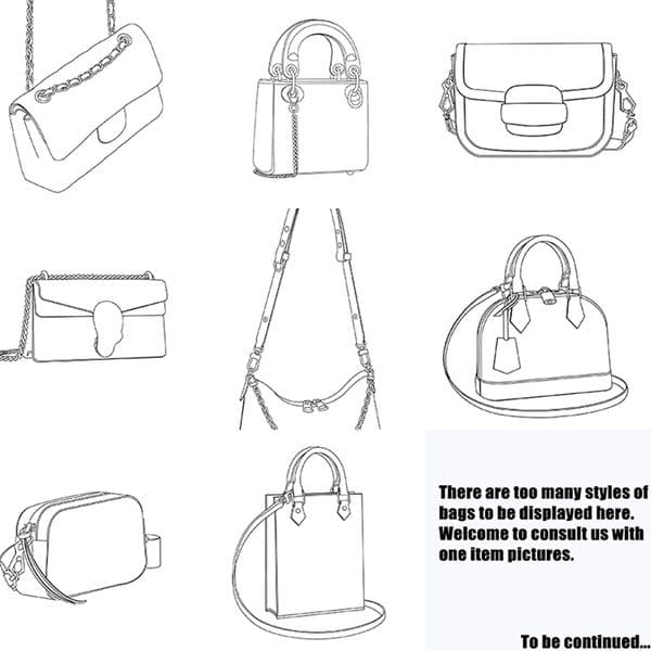 Tote Bags Crossbody Shoulder Handbag Purse Chain Wallet Cosmetic Bag Please Use This Link to Order A Variety of Designer Packs