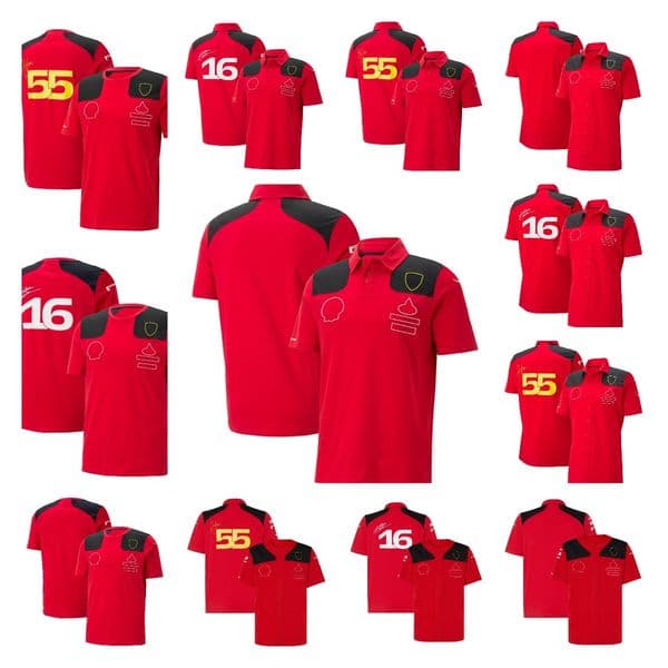 F1 Team Driver T-shirt F1 series racing suit for fans Men's breathable quick-drying clothes plus size short sleeves