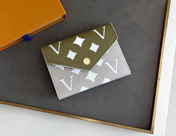 Designer womens wallets luxury Victorine purses embossed flower letters Empreinte short credit card holders ladies fashion money clutch bags with box high-quality