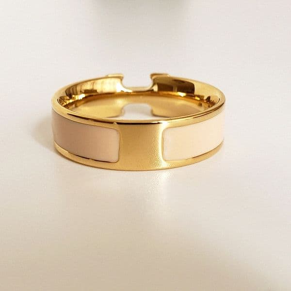 New high quality designer design titanium ring classic jewelry men and women couple rings modern style band