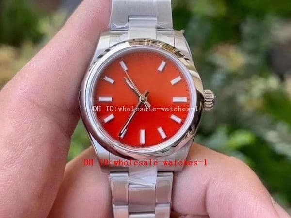 EW Top Technology Ladies Watch TH-11MM President Red Dial 31mm 277200 Super luminous Sapphire ETA Automatic Mechanical Ladys Watch Women's Watches Wristwatches