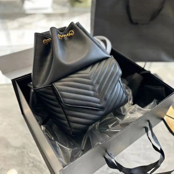 backpack style high quality designer book leather backpacks bags womens handbag fashion casual chain small women shoulder bag 2023