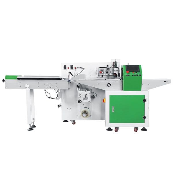 ZONESUN ZS-ZB350X Horizontal Flow Wrapper Back Seal Bagging Machine for Cosmetic Bottle Tube Facial Mask Tissue Packaging