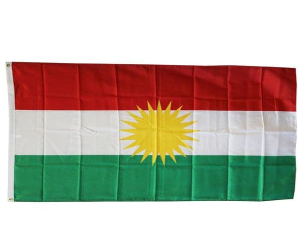 Kurdistan Flags Country National Flags 3039X5039ft 100D Polyester Vivid Color High Quality With Two Brass Grommets