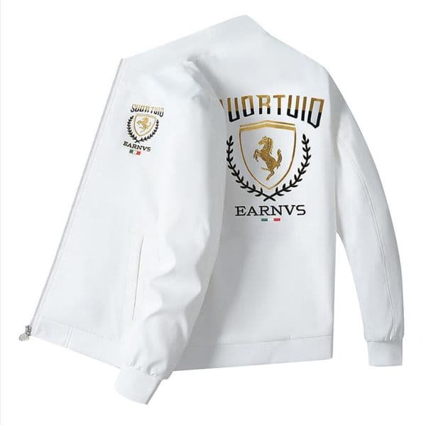 Men's Jackets 2023 Nuova giacca da ricamo di tendenza giovanile Giacca casual da uomo Slim Fit Giacca da volo da uomo Top