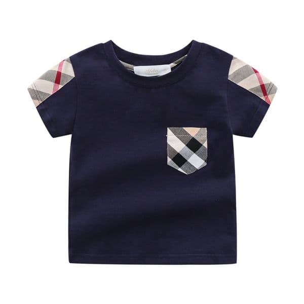 Kids Top T-shirt Designers Clothes Toddler Boys Children Clothes Girls Boys Summer White Baby T shirt