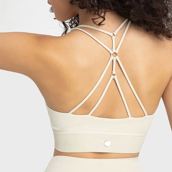 LL Yoga Sports Cross Straps Bras Back Strap Cross for Women Breasted Fitness Bra Women Push Up Seamless Sport Tank Underwear Running Gym LL9865