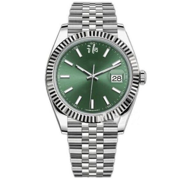 classic quartz woman watch 28/31/36mm Stainless Watches Male Clock Green face wristwatch 240