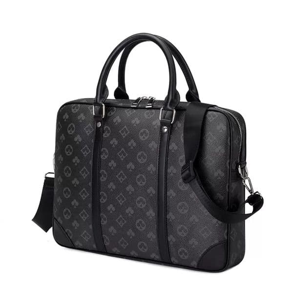 High quality men's and women's luxury briefcase, student backpack, laptop bag, large capacity can accommodate 16 inch laptops