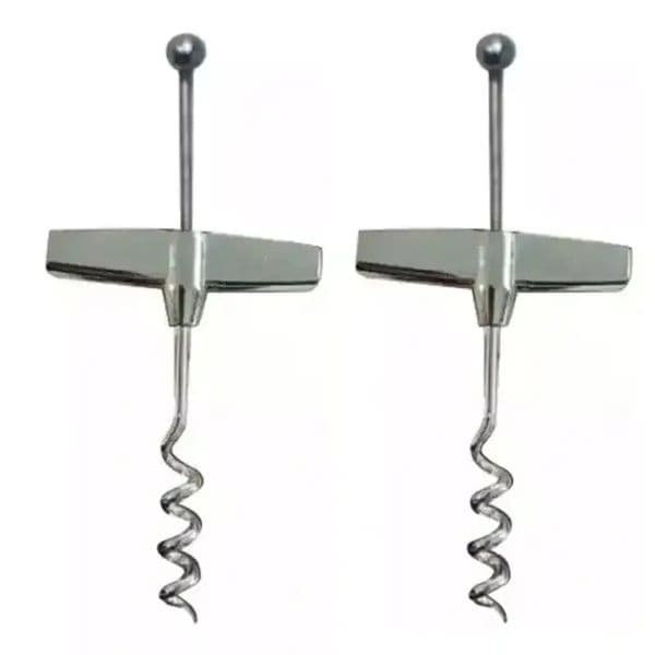 Zine Alloy Manuel Kitchen Bar Red Wine Bottle Openers Corkscrew Add Beads DIY Handmade Decorative Spiral Beadable Bottle Opener