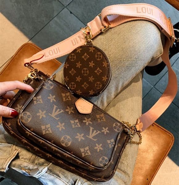 Women Classic Luxury designer handbag Pochette Felicie Bag Genuine Leather Handbags Shoulder handbag Clutch Tote Messenger Shopping Purse M44840