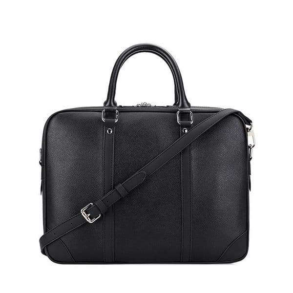 Shoulder PORTE-DOCUMENTS VOYAGE BAG Black Brown Leather shoulder bag Business totehandbag Men Laptop Bag M53361