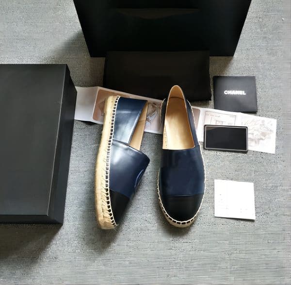 Luxury shoes for women designer loafers woman Espadrilles Summer Slide Designers ladies flat Beach Half Slippers fashion woman Fisherman canvas Shoe with box