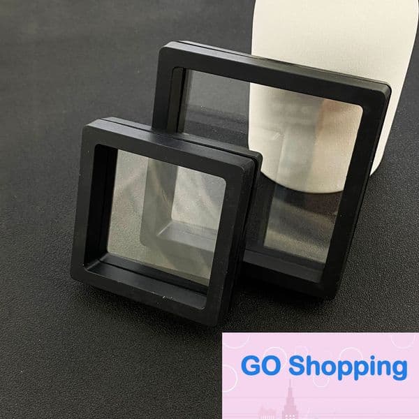 Classic Jewelry Storage Box Pe Film Suspension Box Transparent General Box Necklace Ring Earrings Color Packaging Jewelry Gift Box