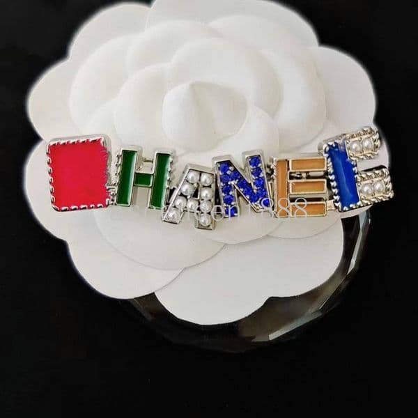 Brand Designer C Letter Brooches Women Luxury Colour Rhinestone Crystal Pearl Brooch Suit Laple Pin Fashion Jewelry Accessories Gift