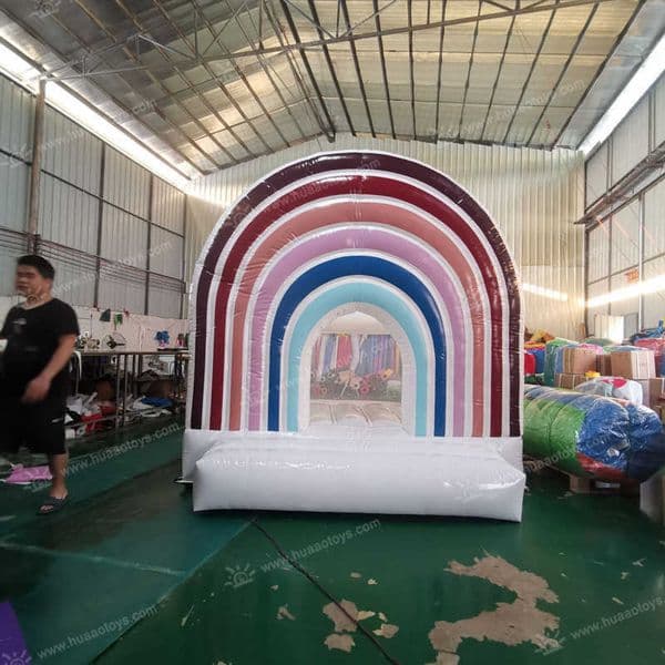 Commercial Adults Kids Inflatable White Wedding Bouncy Castle Christmas White Bounce House Jumping Castle/ Bounce House For Sale
