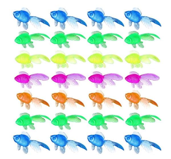 Aquarium Fake Fish Floating Decoration Summer Party Catch Goldfish Betta Fish Prizes Silicone Swim Funny Fish Tank Ornaments