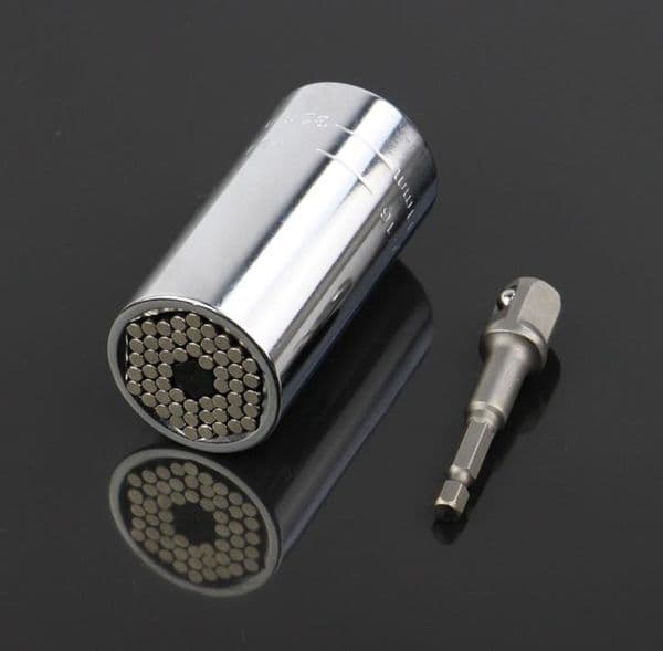 Hand Tools High Quality Universal Socket Wrench Power Drill Adapter 2 Piece Set
