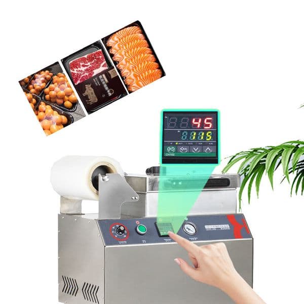 Food Vacuum Body Fitting Packaging Machine Vacuum Sealer Steak Cold Fresh Meat Frozen Seafood Vacuum Skin Packaging Machine