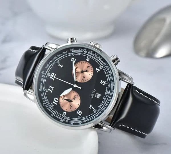 2023 New High Quality Men Luxury Watches Five Stitches Series All The Dials Work Mens Quartz Watch Germany Top Brand Leather Strap Chronograph Fashion Accessories