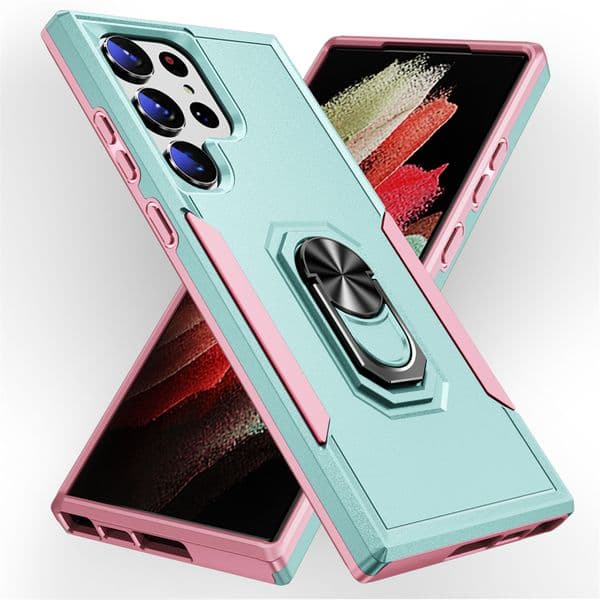 Heavy Duty Kickstand Phone Cases for Samsung Galaxy S23 S22 ultra S21 Plus A13 5G A33 A73 A53 A14 4G A54 A03S M40S A51 A71 A12 A04S Armor TPU PC Cell Phone Case