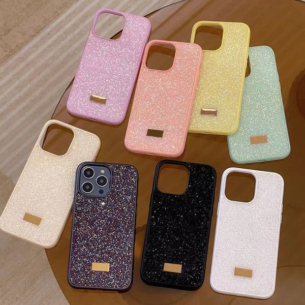 Luxury Bling Glitter Cases For Iphone 17 Air 17promax 16 15 14 plus 13 12 11 Pro Max Phone Case Fashion Designer Rhinestone Diamond Soft Silicone Back Cover