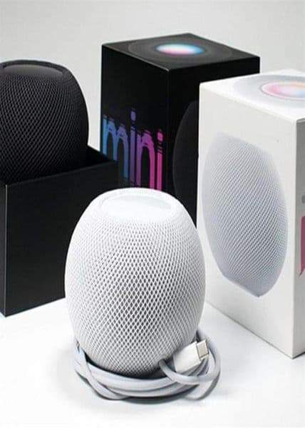 Mini Speakers Smart Speaker For HomePod Portable Bluetooth Voice Assistant Subwoofer HIFI Deep Bass Stereo TypeC Wired Sound Box3