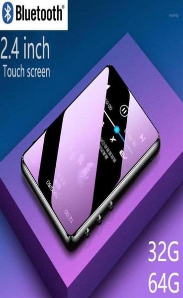 bluetooth 50 mp3 player 24inch full touch screen builtin speaker with fm radio voice recorder video playback1184p6605516