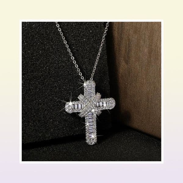 Diamonds Iced Out Pendant Necklaces for Mens Womens Necklace Cuban Link Chains Hip Hop Jewelry