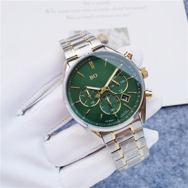 2023 New High Quality Top Brand Bosx Casual Fashion Mens Watch Stainless Steel Strap Sapphire Mirror Multi-Function Chronograph Automatic Quartz Man Watch