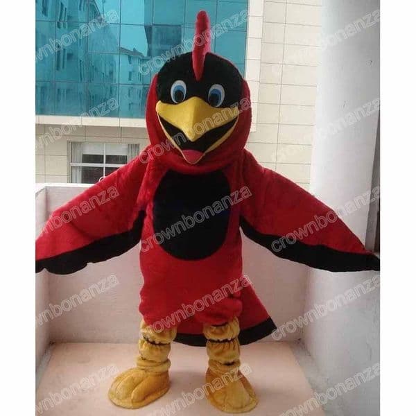 Cartoon Red Bird Eagle Mascot Costumes Halloween Cartoon Character Outfit Suit Xmas Outdoor Party Festival Dress Promotional Advertising Clothings
