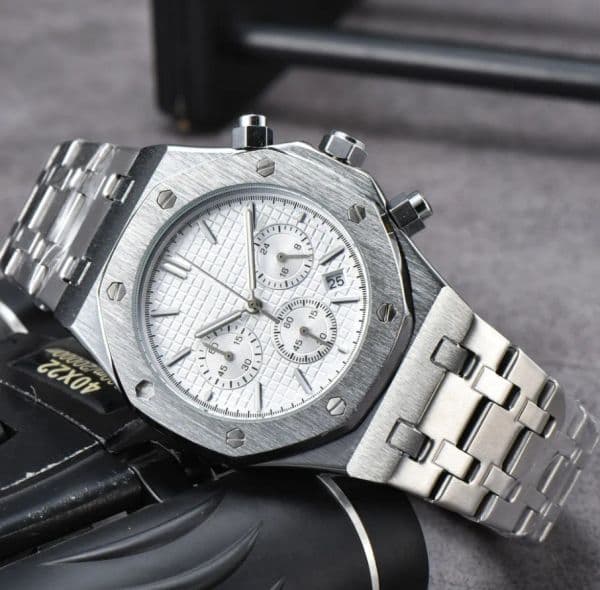 AAA New Fashion watch Mens Automatic Quartz Movement Waterproof High Quality Wristwatch Hour Hand Display Metal Strap Simple Luxury Popular Watch dhgate
