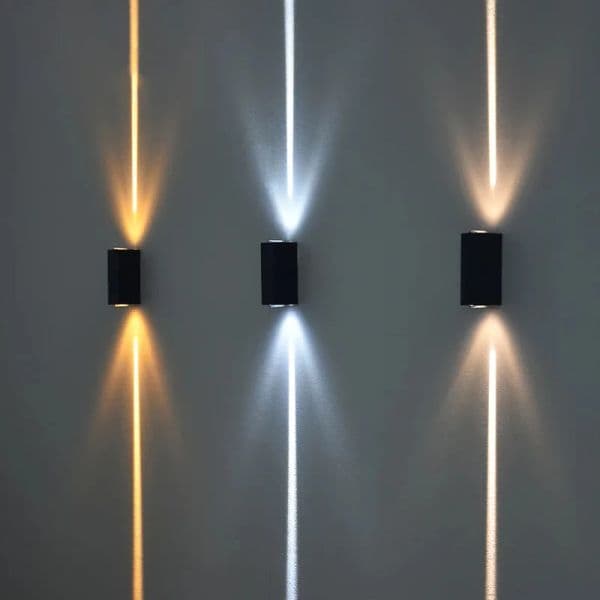 Wall Lamp 6W Lighting AC85-265V Outdoor Waterproof IP65 Porch Lamps Up Down Background Decoration Lights Corridor Bedroom Bathroom Light LL