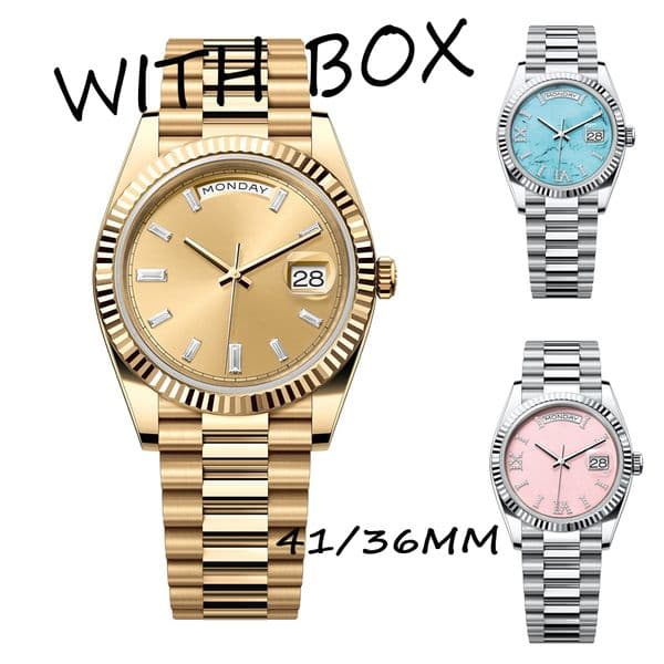Orologio U1 Designer Mens watches 41/36MM automatic movement Full stainless steel Gold Watch women Roman Super Luminous Wristwatch lady watch montre homme d5