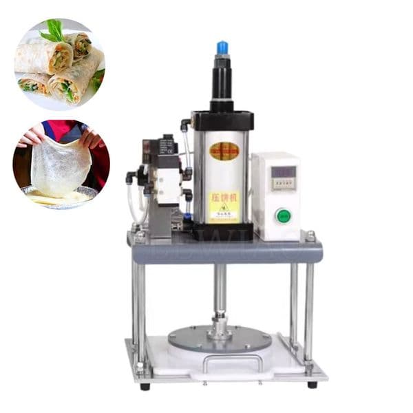 Industrial Tortilla Roti Arabic Flat Bread Press Making Machine Cake Flatting Baking Equipment
