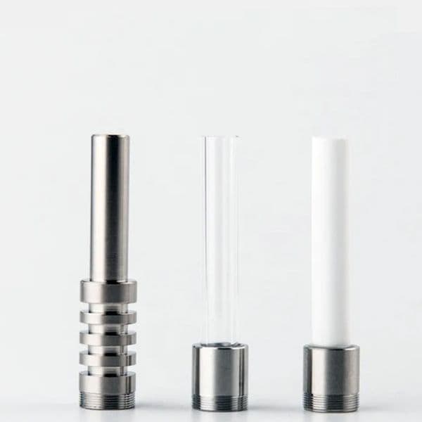Replacement 510 thread titanium nail smoking accessories 10mm 14mm ceramic quartz tip nail for nectar collector